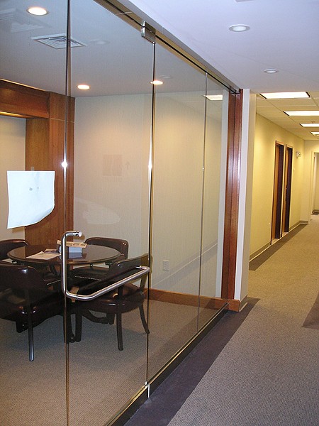 Glass Wall in Office