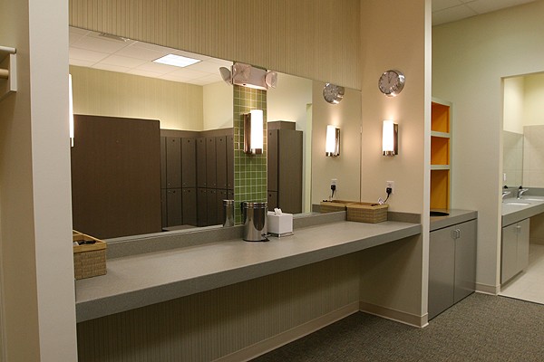 BodyScapes Fitness Center Bathroom Area